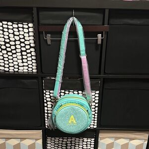Avenue Kids Aqua and Lavender Crossbody Bag
